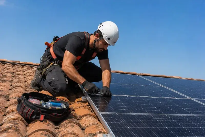 Maintenance et monitoring de panneaux solaires à Brax